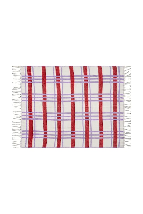 Salon i sypialnia &k amsterdam narzuta plano red 130 x 200 cm 2538.04 multicolor