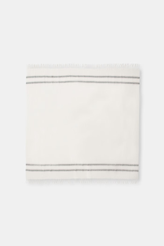 Inne narzuta z bawełną 150 x 170 cm beżowy RUBE101.CIMADIS.12