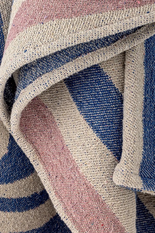 Salon i sypialnia Bloomingville narzuta 160 x 130 cm 82063219 niebieski