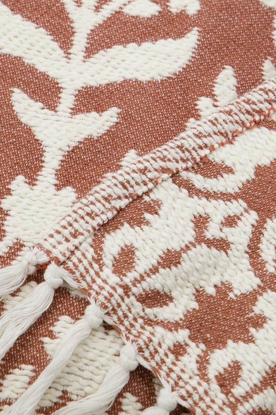 Bavlněný přehoz House Doctor HDMazzo 200 x 140 cm 900001429 oranžová AA00