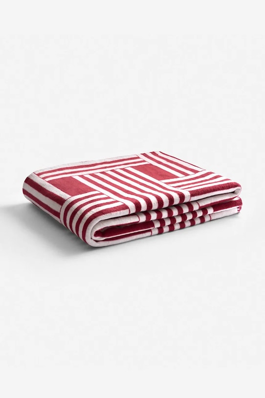 Salon i sypialnia La Mania koc z bawełną 200 x 150 cm 5905549435847 czerwony