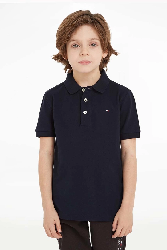 Tommy Hilfiger tricou polo copii 74-176 cm uni bleumarin KB0KB03975