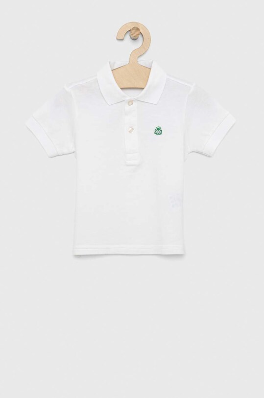 Детское хлопковое поло United Colors of Benetton хлопок бежевый 3089G3008.P.NOS