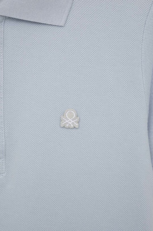 Детское хлопковое поло United Colors of Benetton 3089G3008.P.NOS голубой AA00