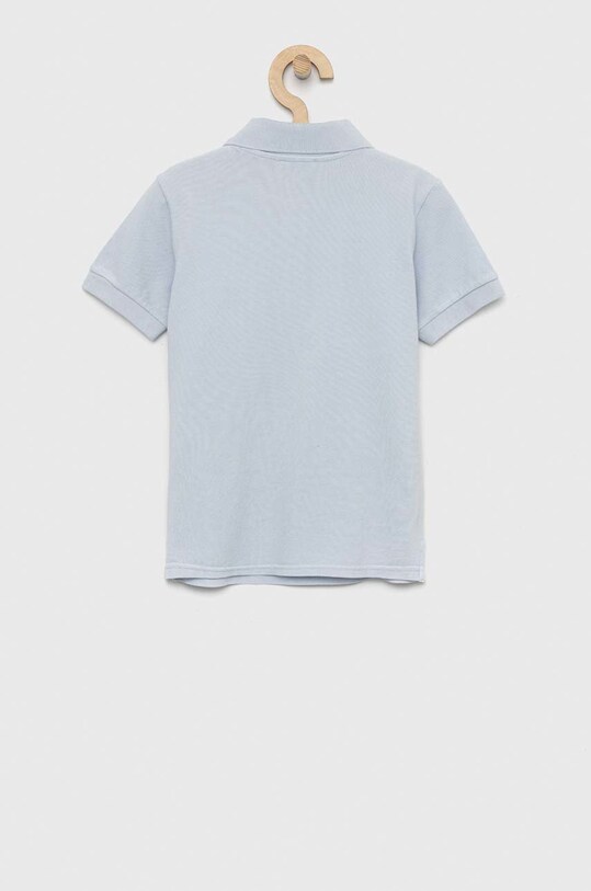 Мальчик Детское хлопковое поло United Colors of Benetton 3089G3008.P.NOS голубой