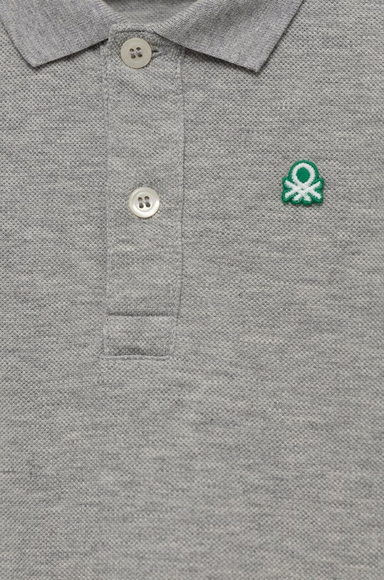 Хлопчик Дитяче бавовняне поло United Colors of Benetton 3089G3008.P.NOS сірий
