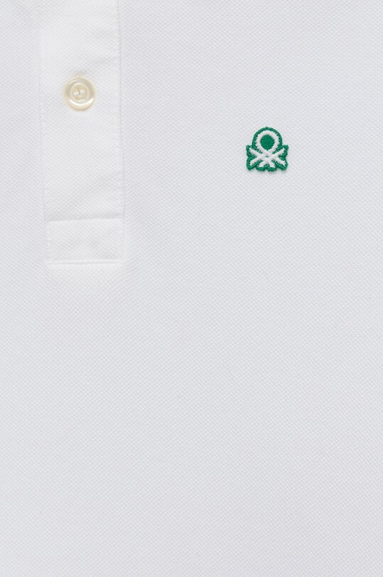 Fiú United Colors of Benetton gyerek pamut póló 3089C300L.G.NOS fehér
