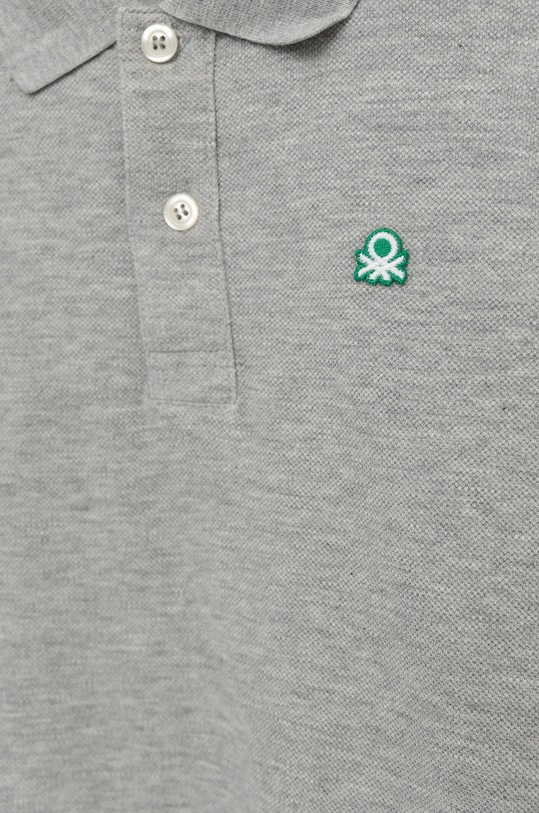 CHLAPEC Dětské bavlněné tričko s dlouhým rukávem United Colors of Benetton 3089C300K.G.NOS šedá