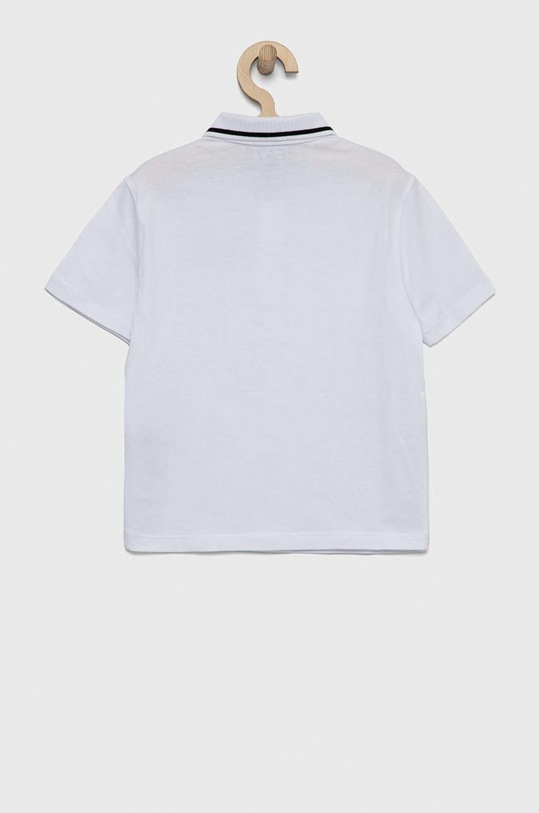 Дитяче бавовняне поло EA7 Emporio Armani 8NBF51.BJ02Z білий AA00