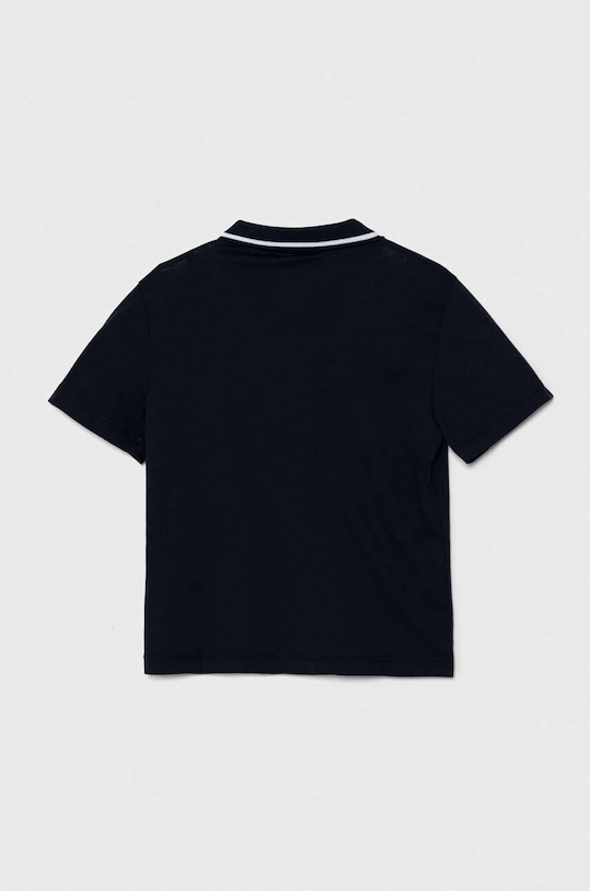 EA7 Emporio Armani tricouri polo din bumbac pentru copii 8NBF51.BJ02Z albastru AA00