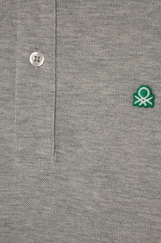 Хлопчик Дитяче бавовняне поло United Colors of Benetton 3089C300Q.G.NOS.9BYX сірий