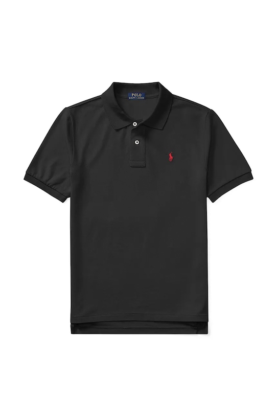 Polo Ralph Lauren polo dziecięce bawełniane 323603252001 czarny AA00