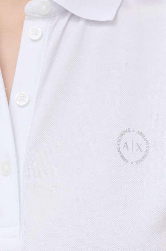 Armani Exchange polo de bumbac 8NYF73.YJ17Z.NOS alb