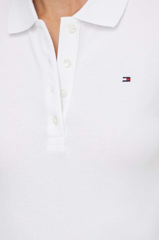 Поло Tommy Hilfiger белый WW0WW42047