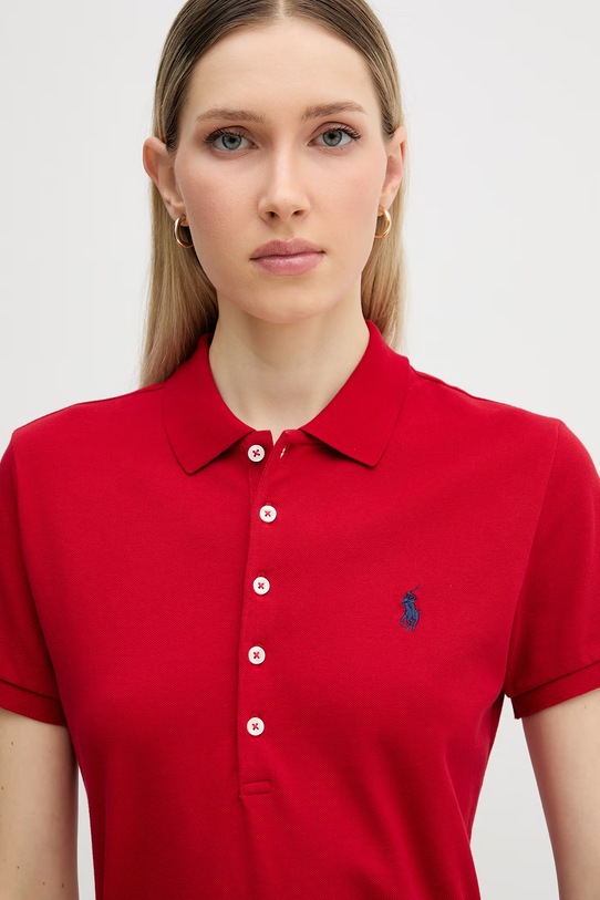 Polo Ralph Lauren polo damskie czerwony 211B18200