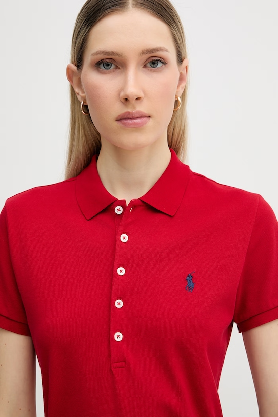 Polo Ralph Lauren polo damskie czerwony 211B18200