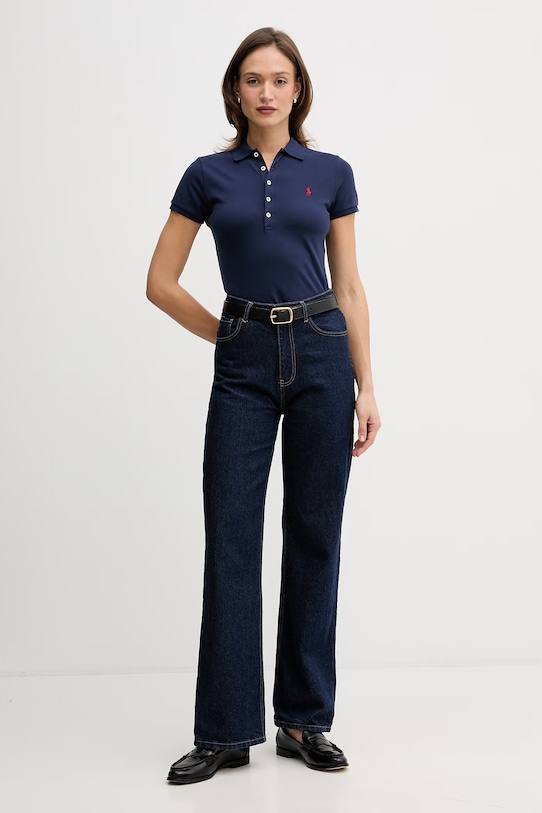 Polo Ralph Lauren polo damskie 211B18200 granatowy AA00