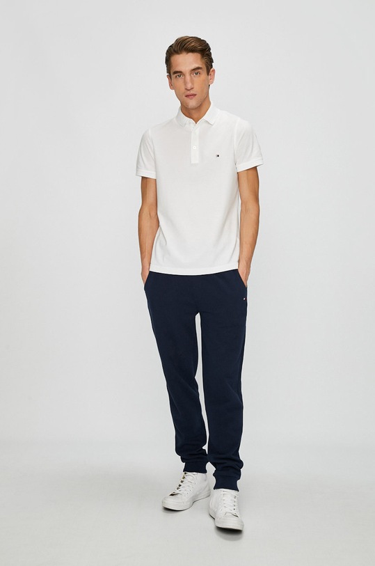 Tommy Hilfiger - Polo tričko MW0MW04975 bílá AA00