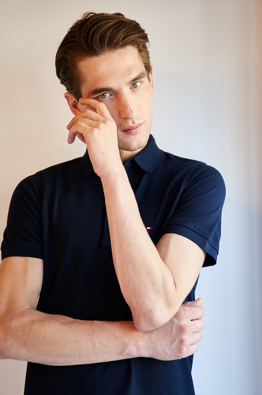 Tommy Hilfiger - Pánske polo tričko MW0MW04975