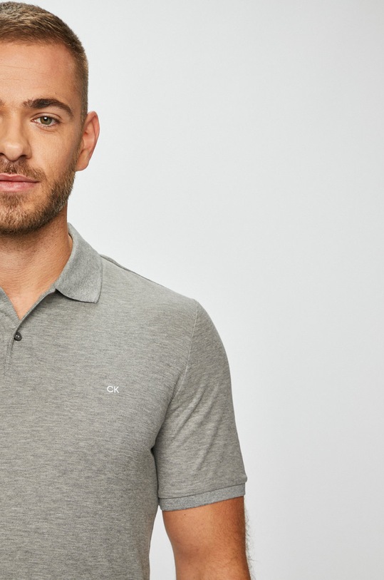 Polo tričko Calvin Klein K10K102964 šedá