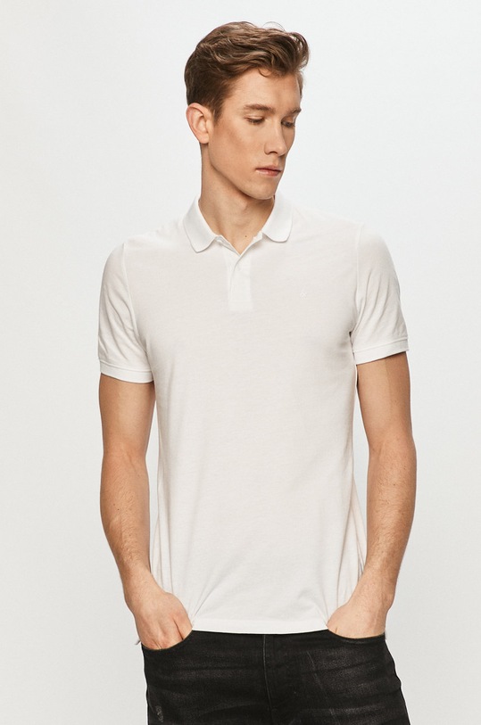 Jack & Jones - Polo tričko hladký bílá 12136516