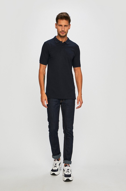 Jack & Jones - Pánske polo tričko 12136516 tmavomodrá AA00