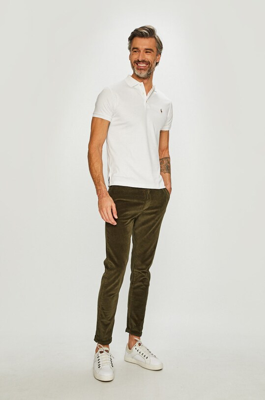 Polo Ralph Lauren - Поло 710685514001 білий AA00