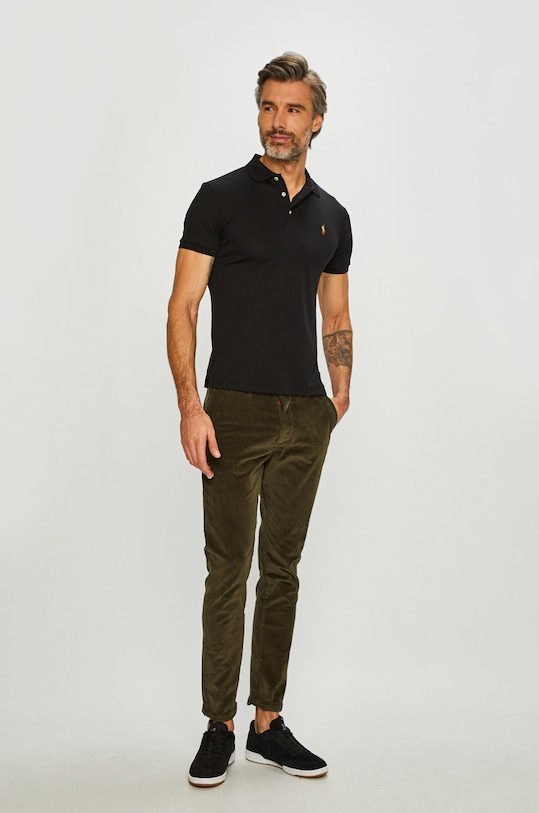 Polo Ralph Lauren - Pánske polo tričko 710685514002 čierna AA00