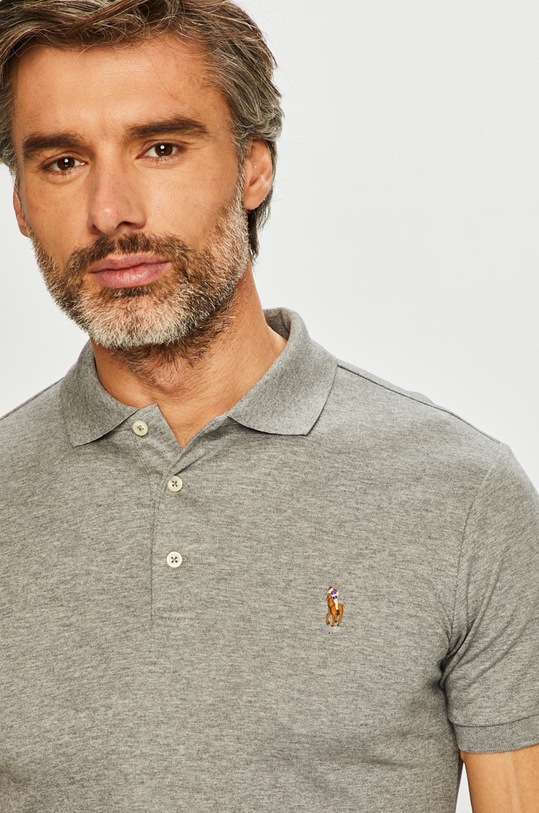 Polo Ralph Lauren - Polo 710685514005 710685514005 szary AA00
