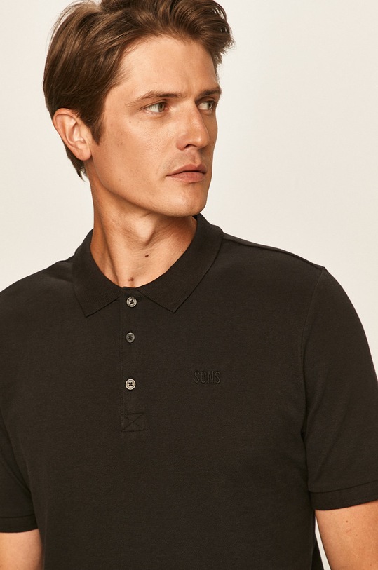 Only & Sons - Polo tričko černá 22013117