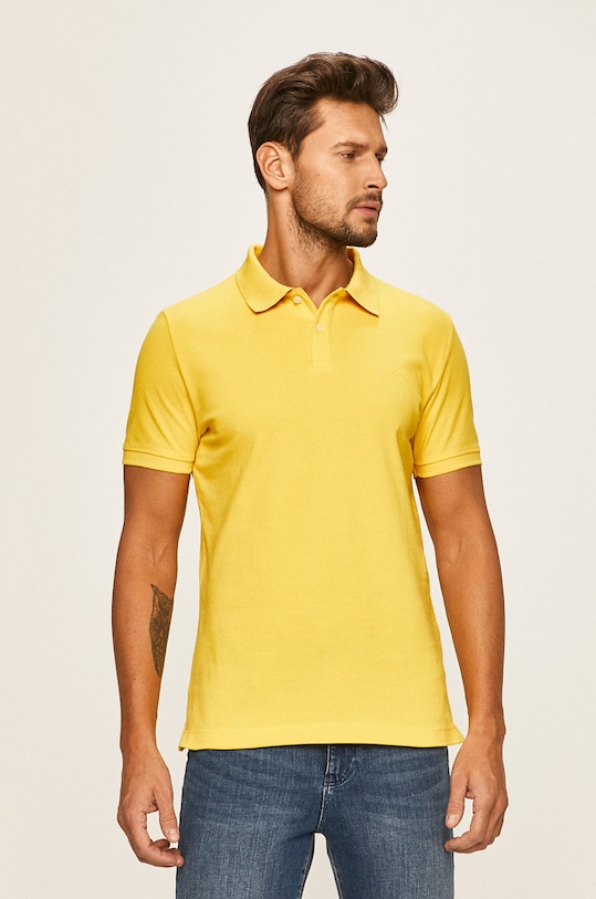 s. Oliver - Tricou Polo regular galben 03.899.35.5268