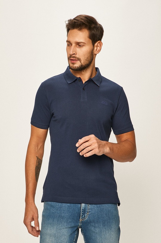 s. Oliver - Polo tričko hladký námořnická modř 03.899.35.5268