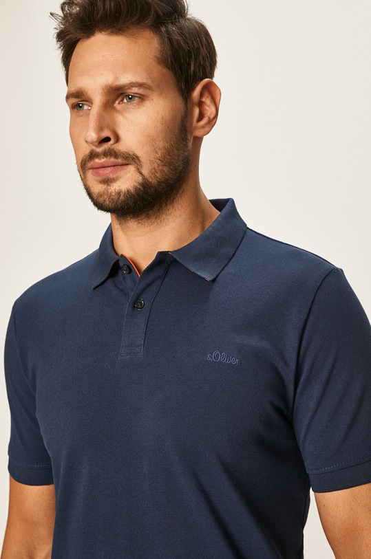s. Oliver - Polo tričko námořnická modř 03.899.35.5268
