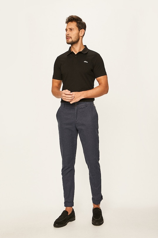 s. Oliver - Polo tričko 03.899.35.5268 černá AA00