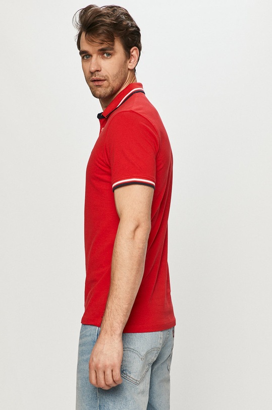 Odzież Jack & Jones Polo 12136668 czerwony