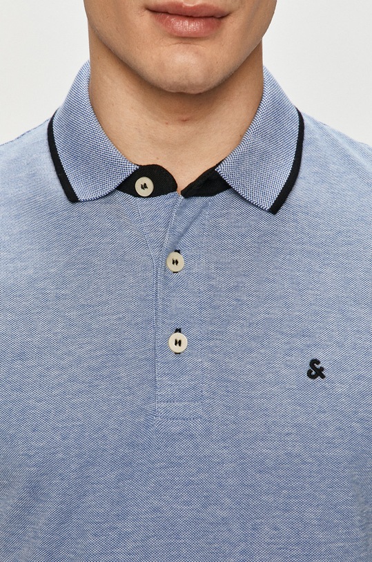 Polo tričko Jack & Jones 12136668 modrá