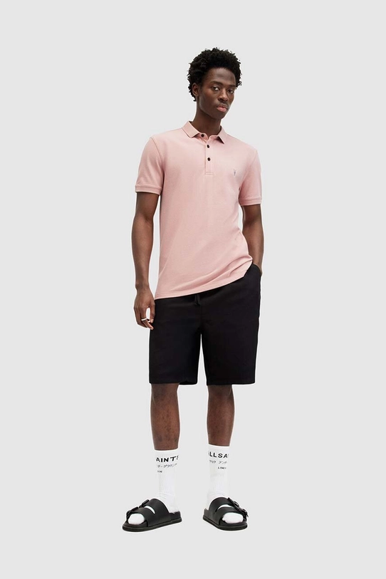 AllSaints polo tričko MD051H ružová