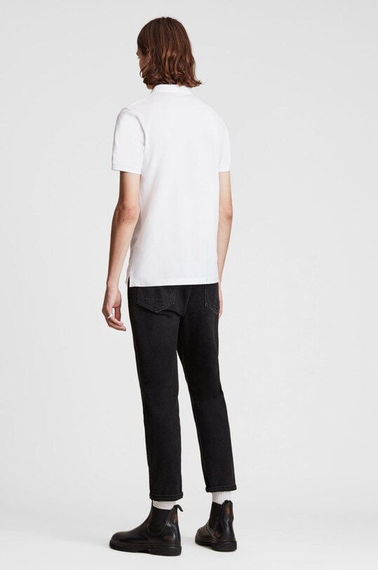 AllSaints – Polo REFORM SS POLO biały MD051H