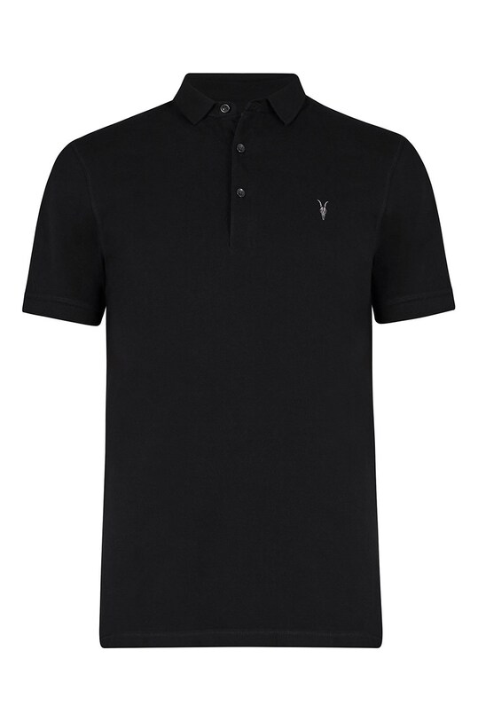 AllSaints – Polo REFORM SS POLO MD051H czarny