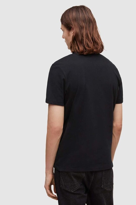 AllSaints - Поло Brace SS Polo чорний MD103H