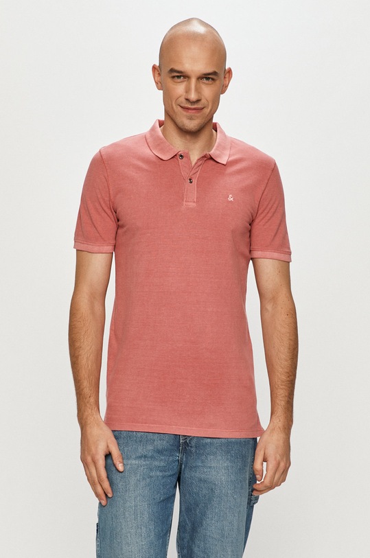 Jack & Jones - Polo tričko ružová 12180890