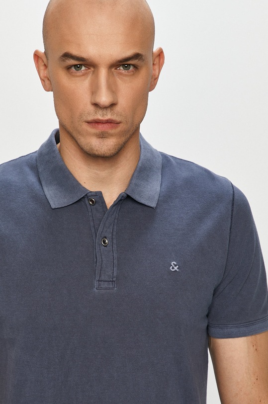 Jack & Jones - Polo bez uzorka plava 12180890