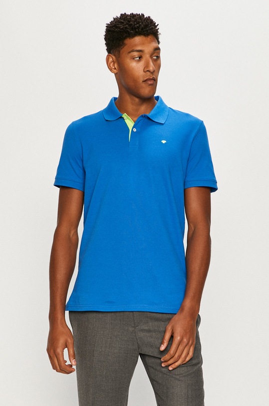 Tom Tailor Denim - Polo turkusowy 1016502.20587