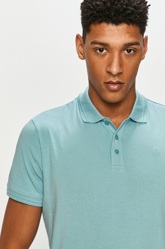Premium by Jack&Jones - Polo z elastanem niebieski 12184709