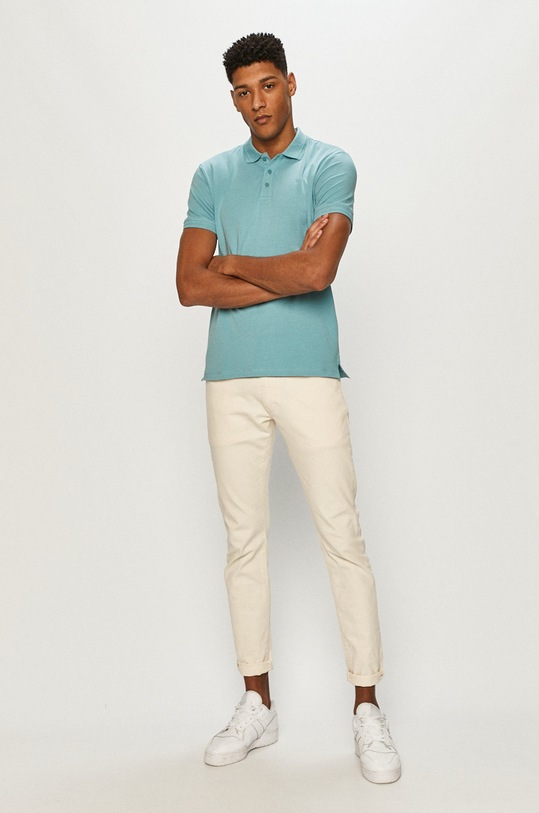 Premium by Jack&Jones - Polo 12184709 niebieski AA00