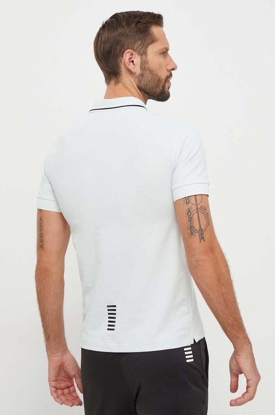 Odzież EA7 Emporio Armani polo 8NPF06.PJ04Z turkusowy