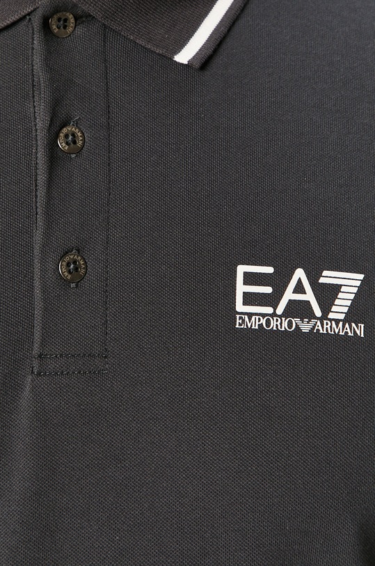 EA7 Emporio Armani - Polo 8NPF06.PJ04Z 8NPF06.PJ04Z granatowy