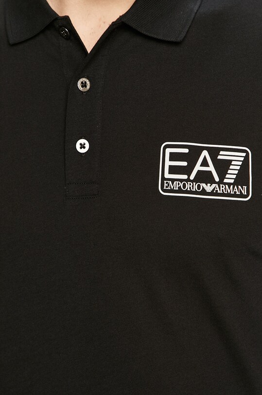 EA7 Emporio Armani - Poló 8NPF12.PJNQZ fekete
