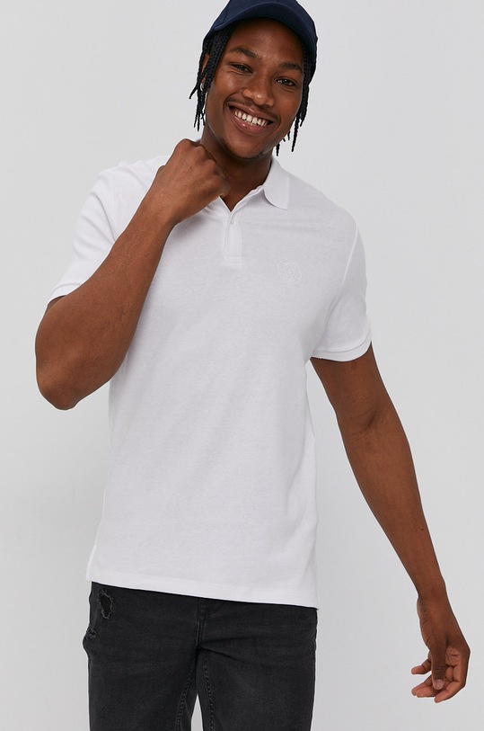 Jack & Jones Polo bawełna biały 12191924