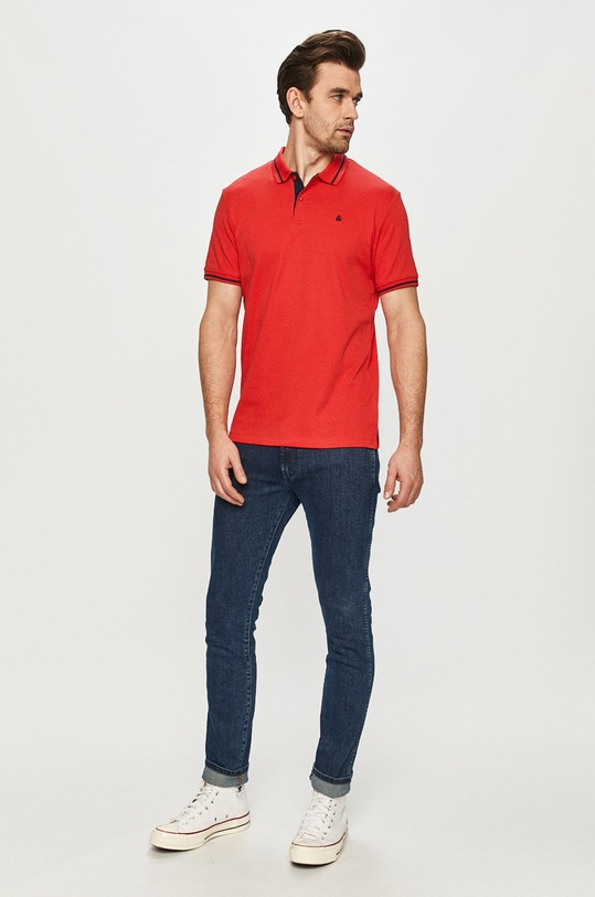 Jack & Jones - Polo 12180891. crvena AA00